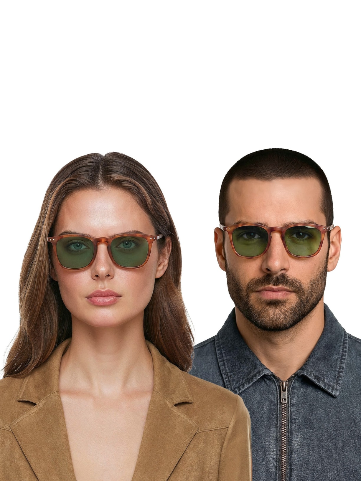 Óculos Unissex E Sun Iconic Trapeze Marrom Izipizi