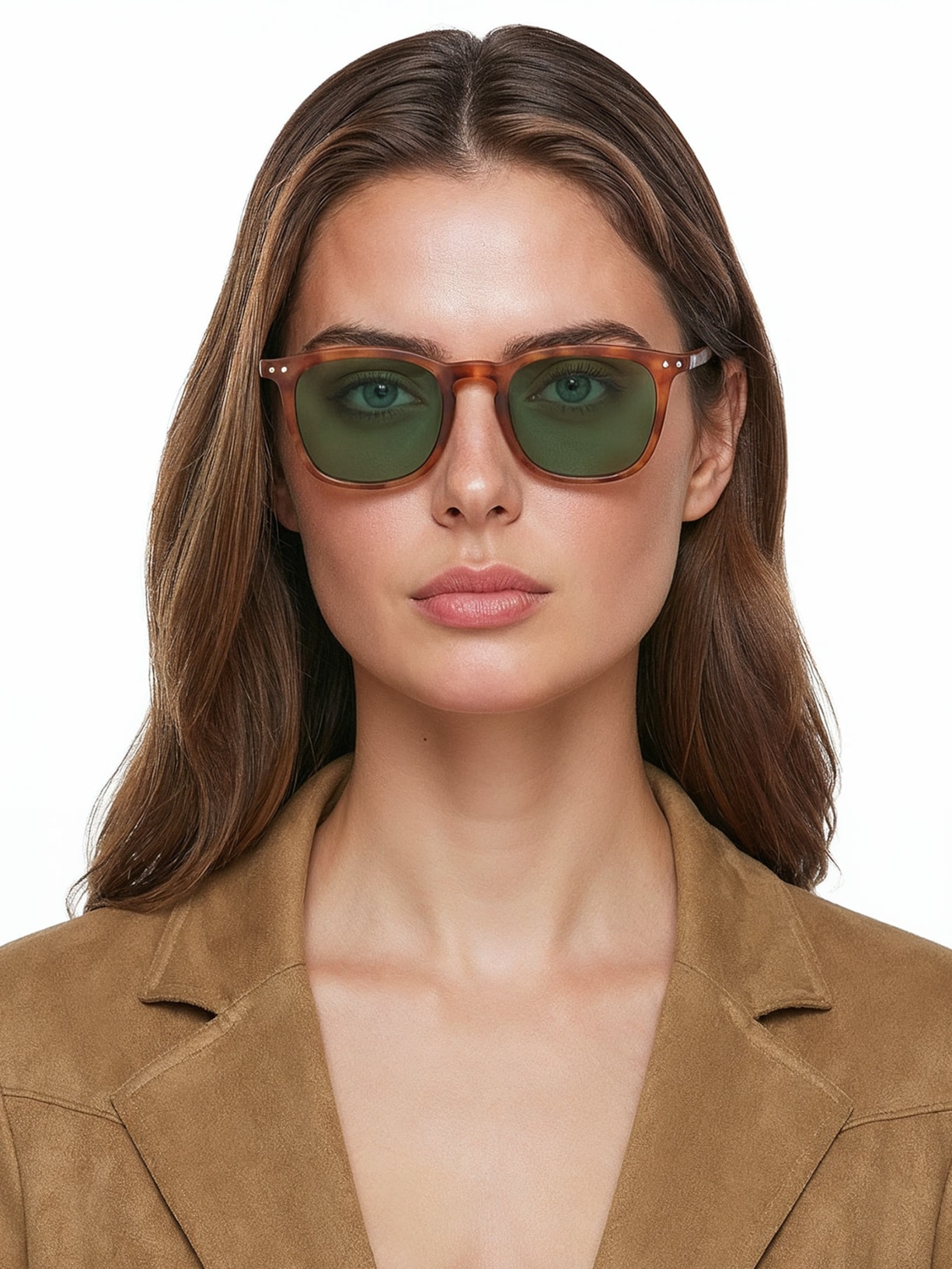 Óculos Unissex E Sun Iconic Trapeze Marrom Izipizi