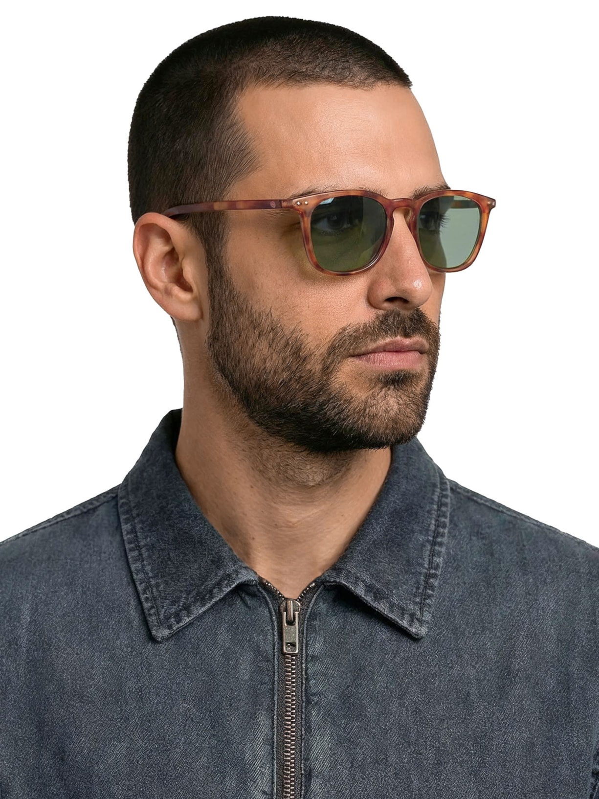 Óculos Unissex E Sun Iconic Trapeze Marrom Izipizi