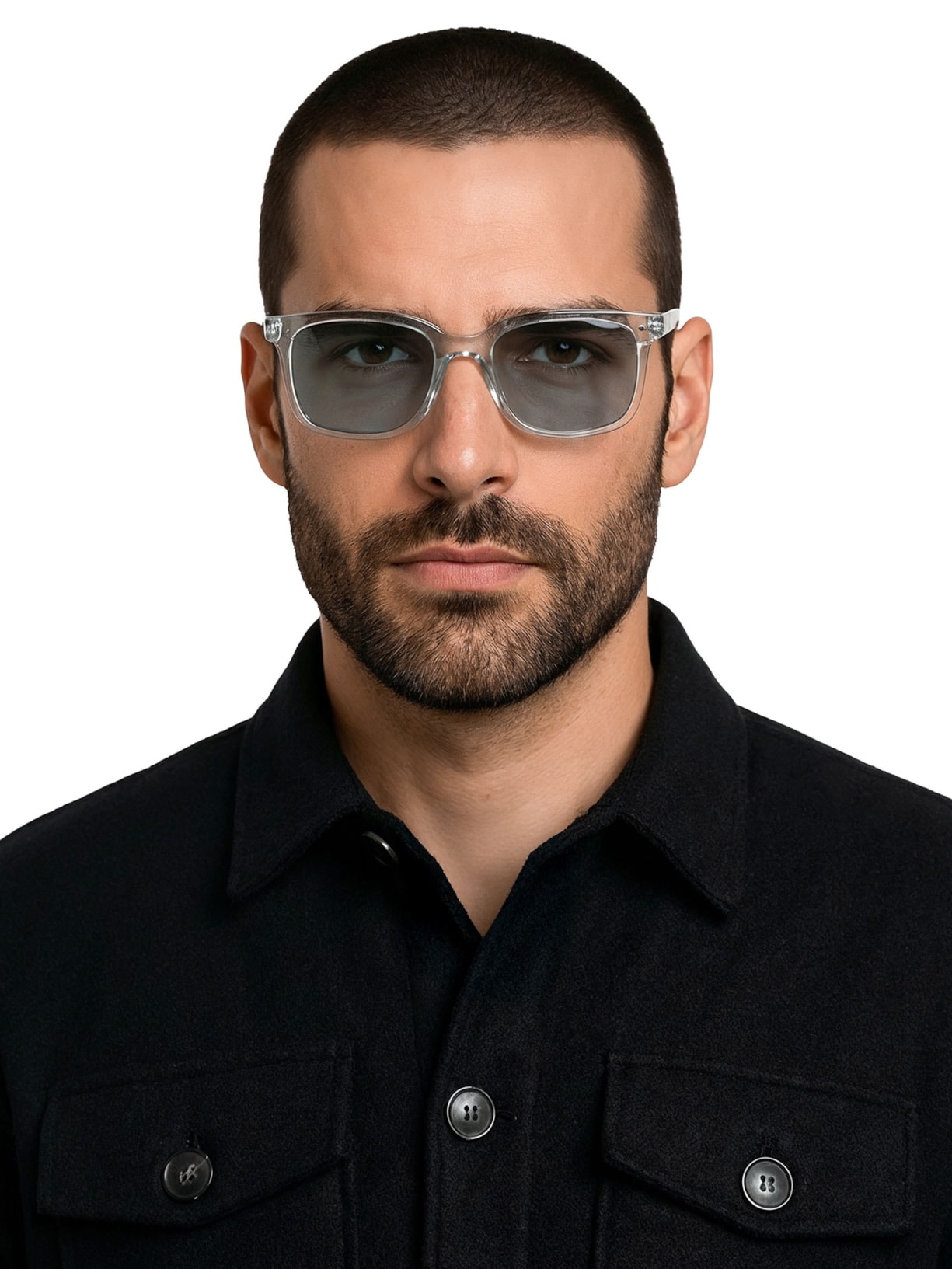 Óculos Unissex L Sun Large Retangular Azul Izipizi