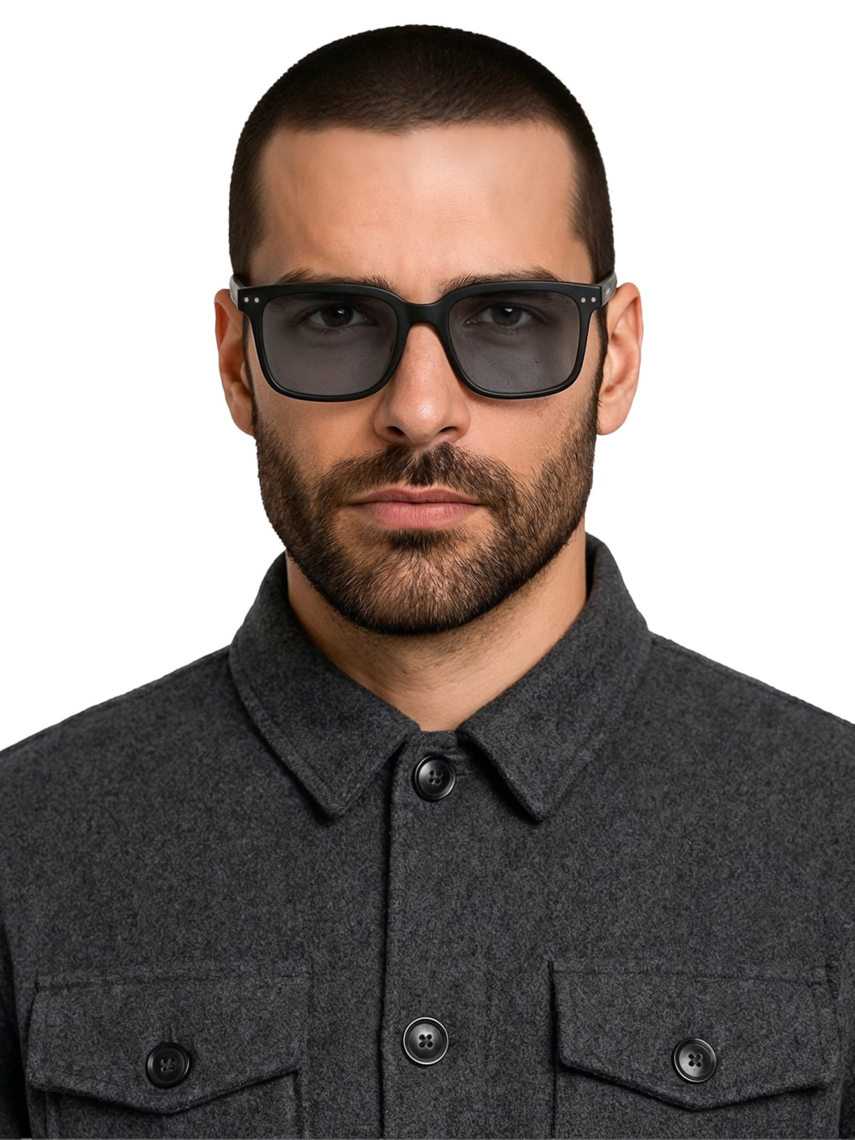 Óculos Unissex L Sun Large Retangular Preto Izipizi