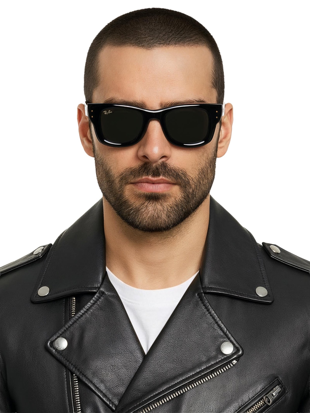 Óculos Unissex Wayfarer Puffer Preto Ray-ban