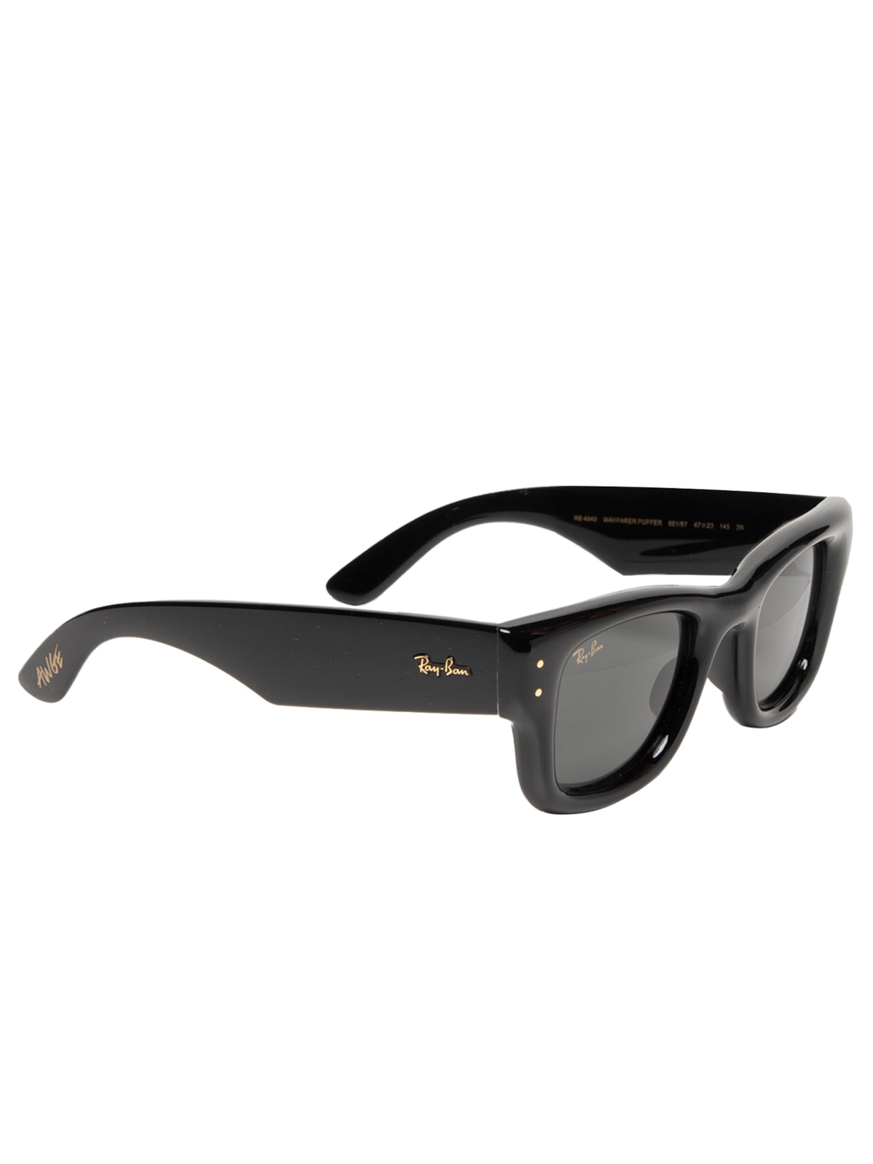 Óculos Unissex Wayfarer Puffer Preto Ray-ban