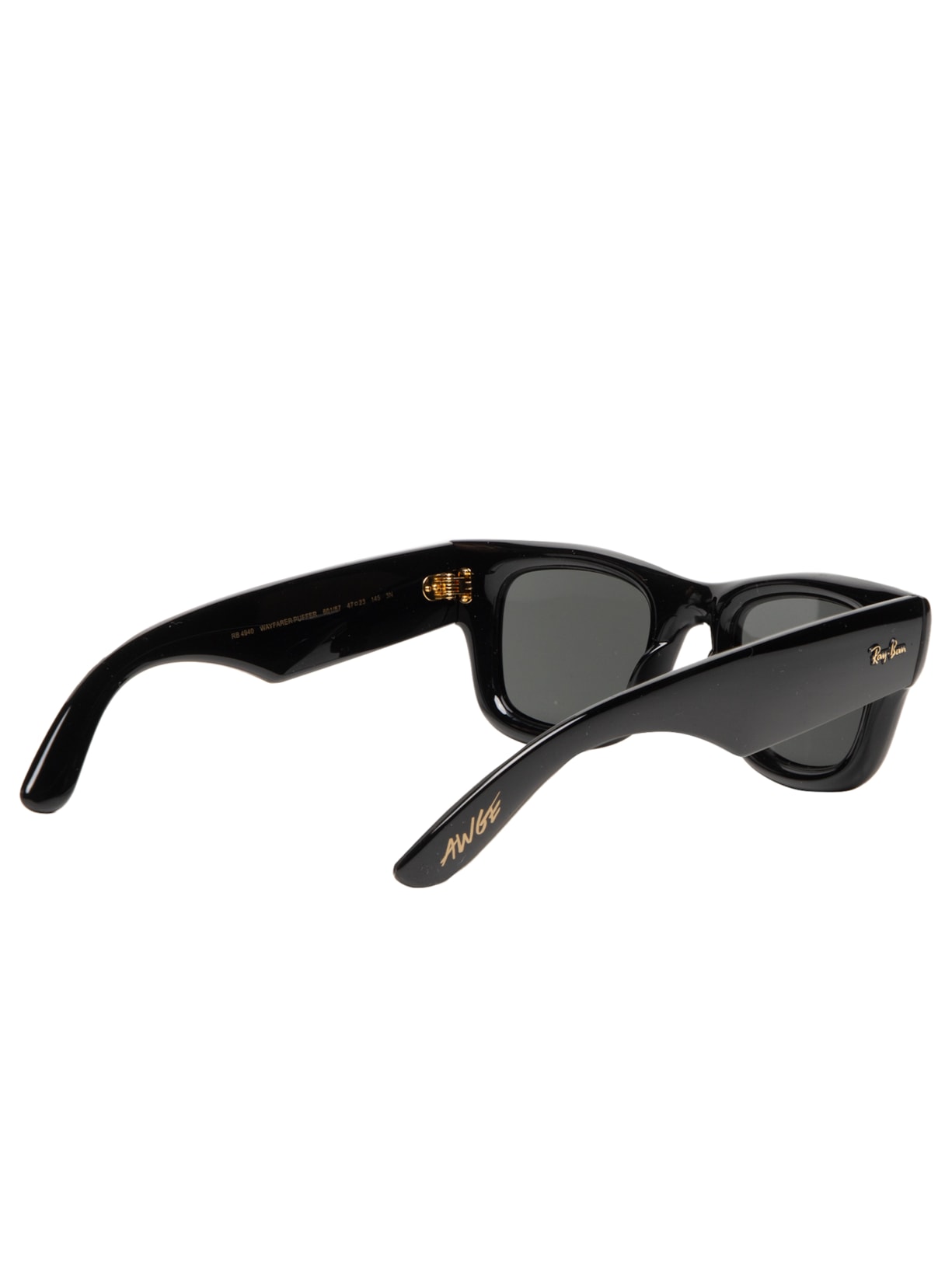 Óculos Unissex Wayfarer Puffer Preto Ray-ban