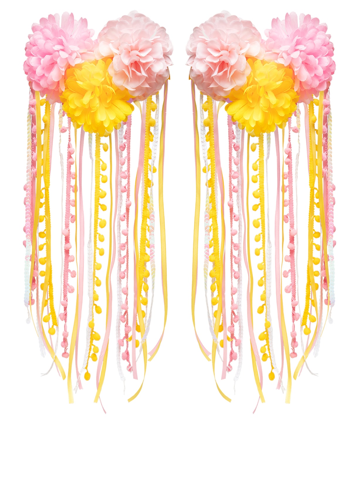 Ombreira Feminina Carnaval Tropical Amarelo Market 33