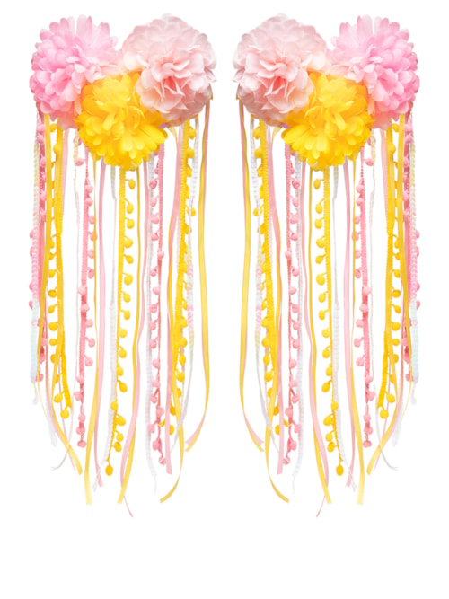 Ombreira Feminina Carnaval Tropical - Amarelo