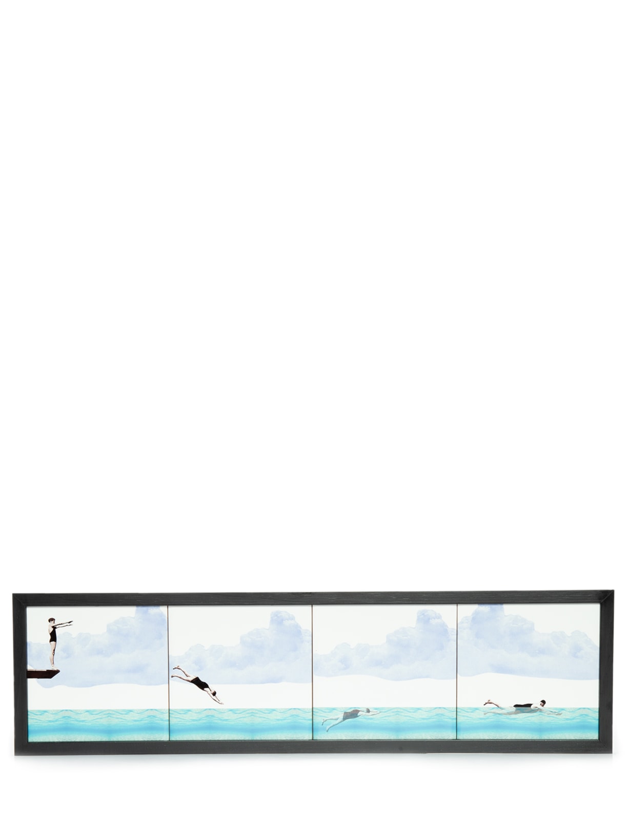 Painel 4 Azulejos Mergulho Horizontal