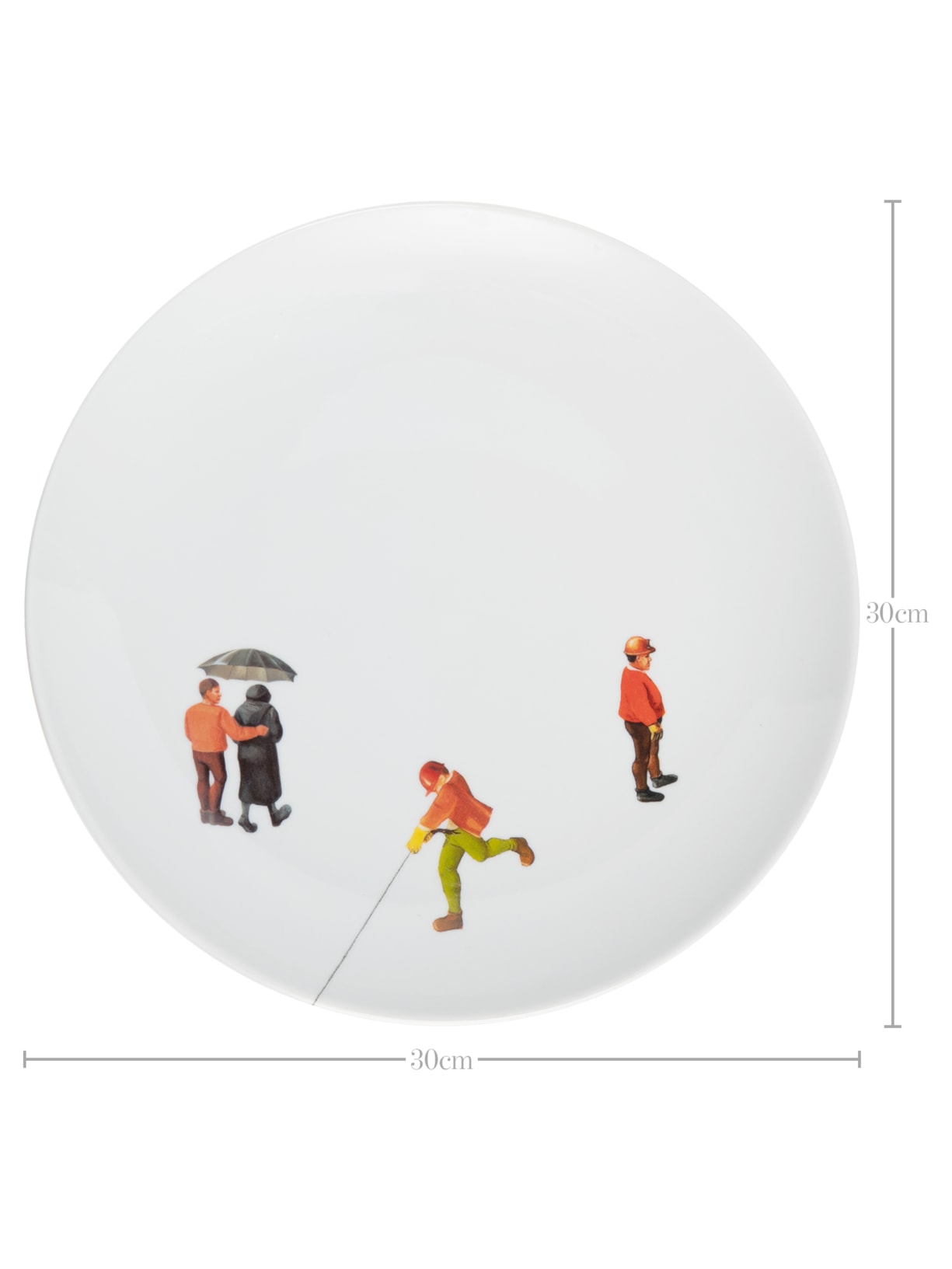 Painel De Pratos Decorativos Cotidiano 6 Unidades Branco Greghi Design