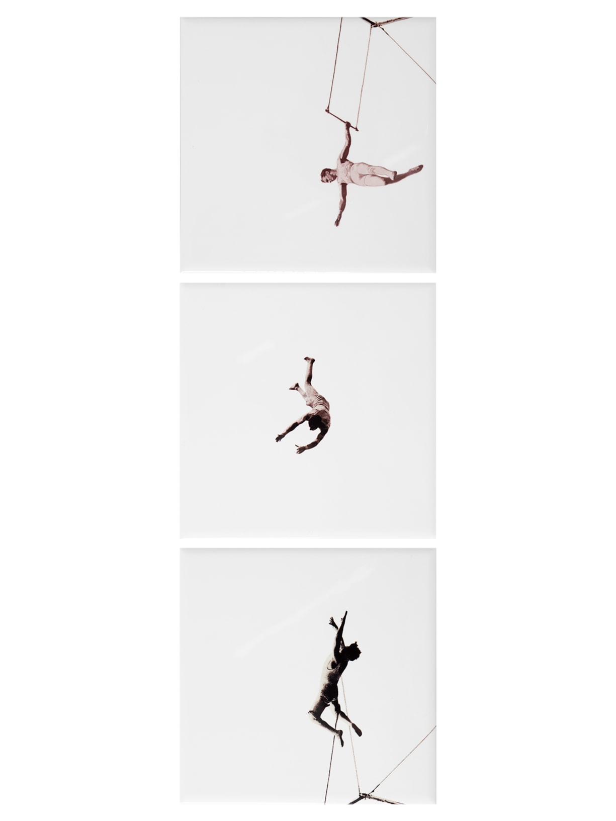 Painel Decorativo de Azulejos Trapezistas - Branco