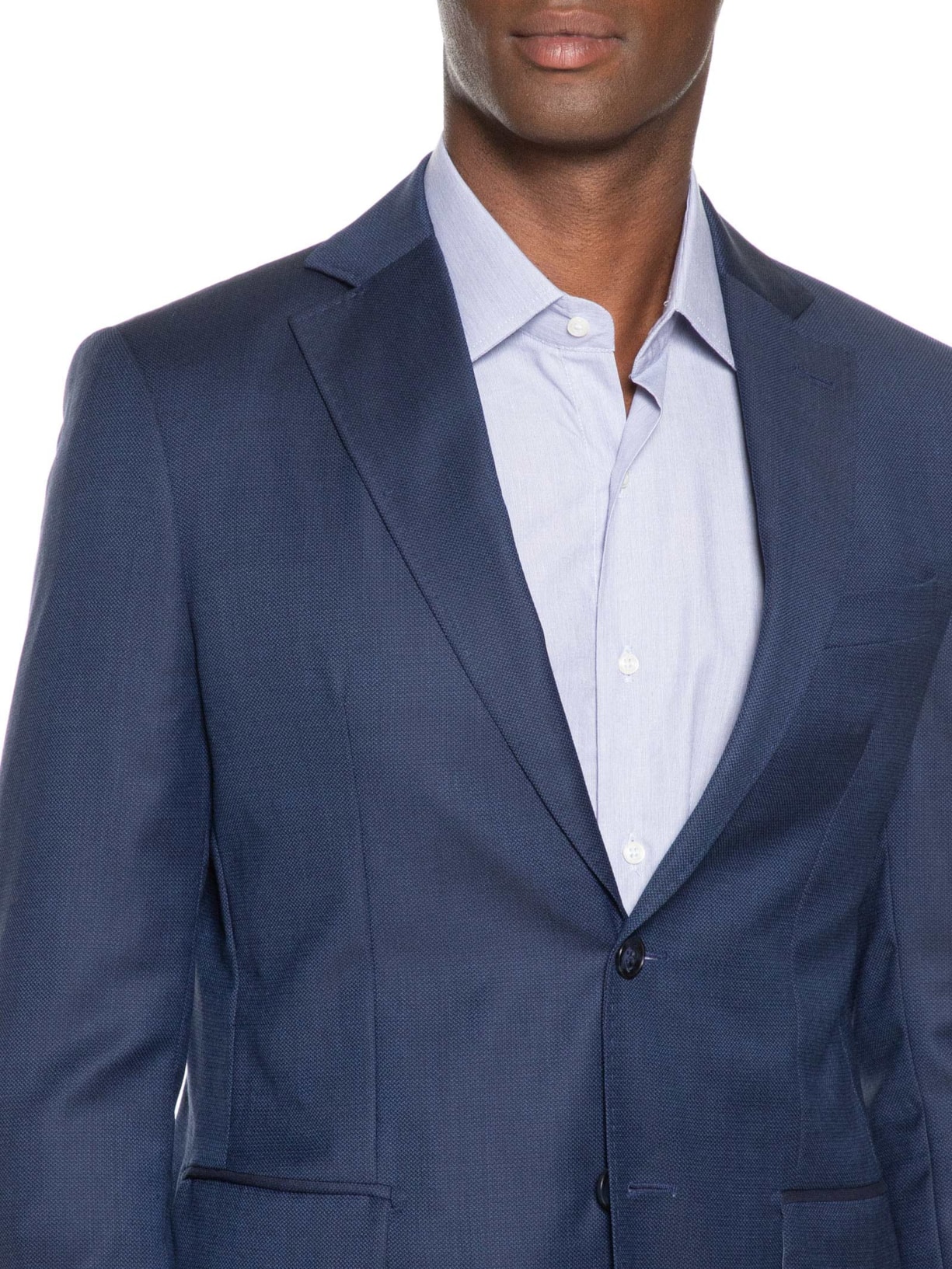 Paletó Masculino sem Forro 2 Botões Azul Paramount Alfaiataria