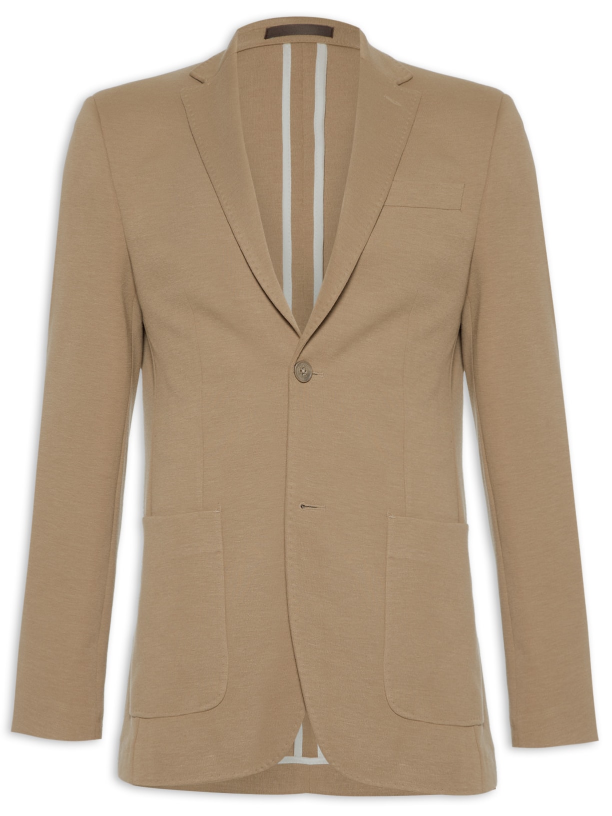 Paletó Masculino sem Forro Malha Italiana - Bege