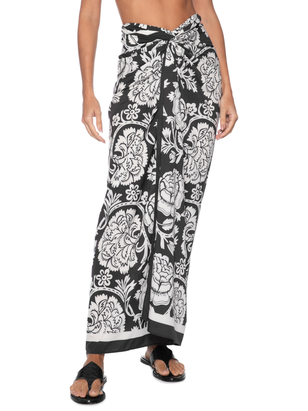 Panneaux Feminino Estampado Preto '2Essential