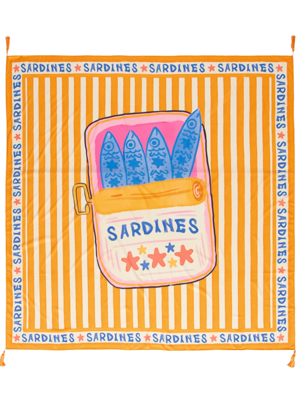 Panneaux Feminino Sardines Laranja Mktbeach