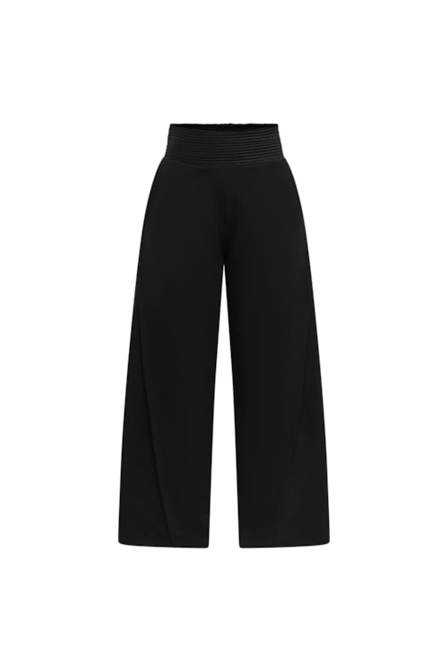 pantalona moletom matelassê preta