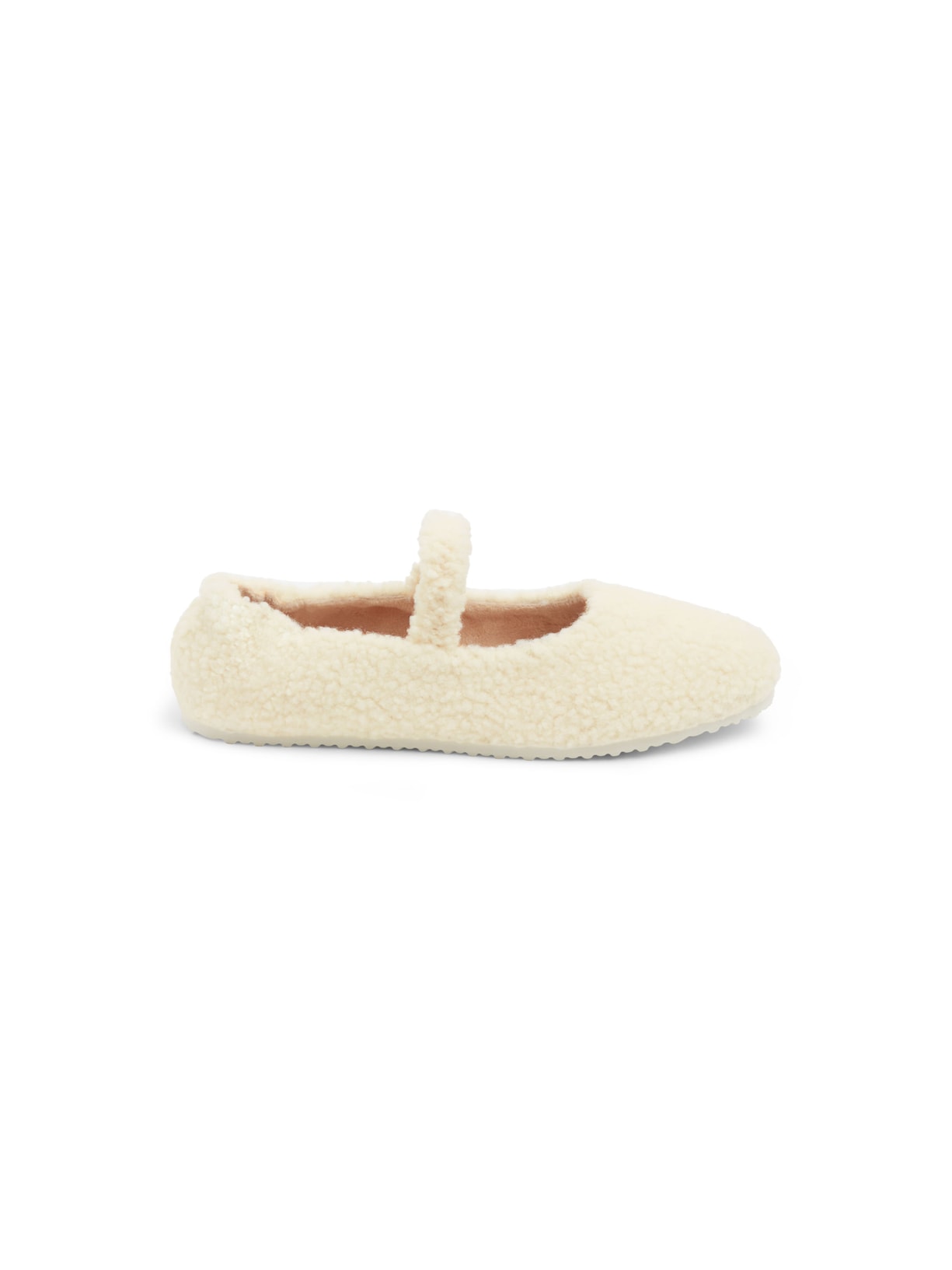 Pantufa Com Efeito Soft - Off-White