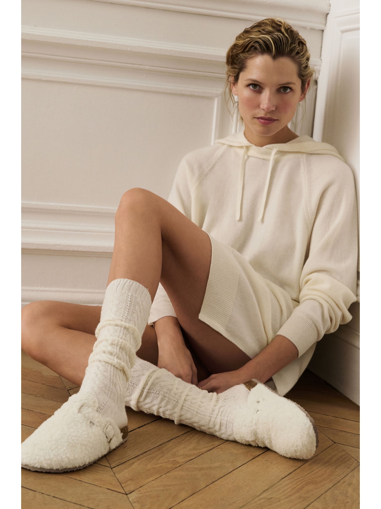 Pantufa Com Efeito Soft Off-White Calzedonia