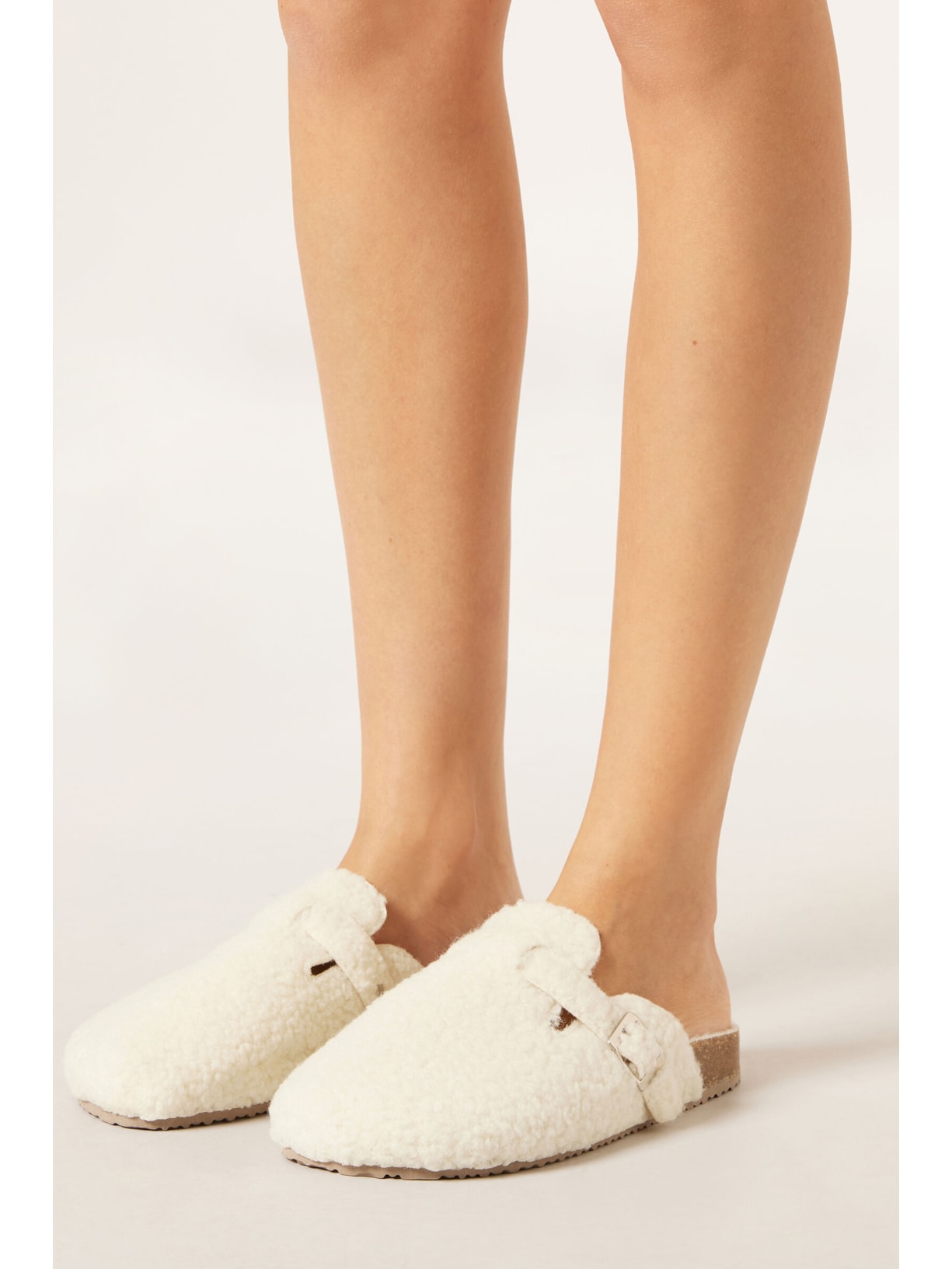 Pantufa Com Efeito Soft Off-White Calzedonia