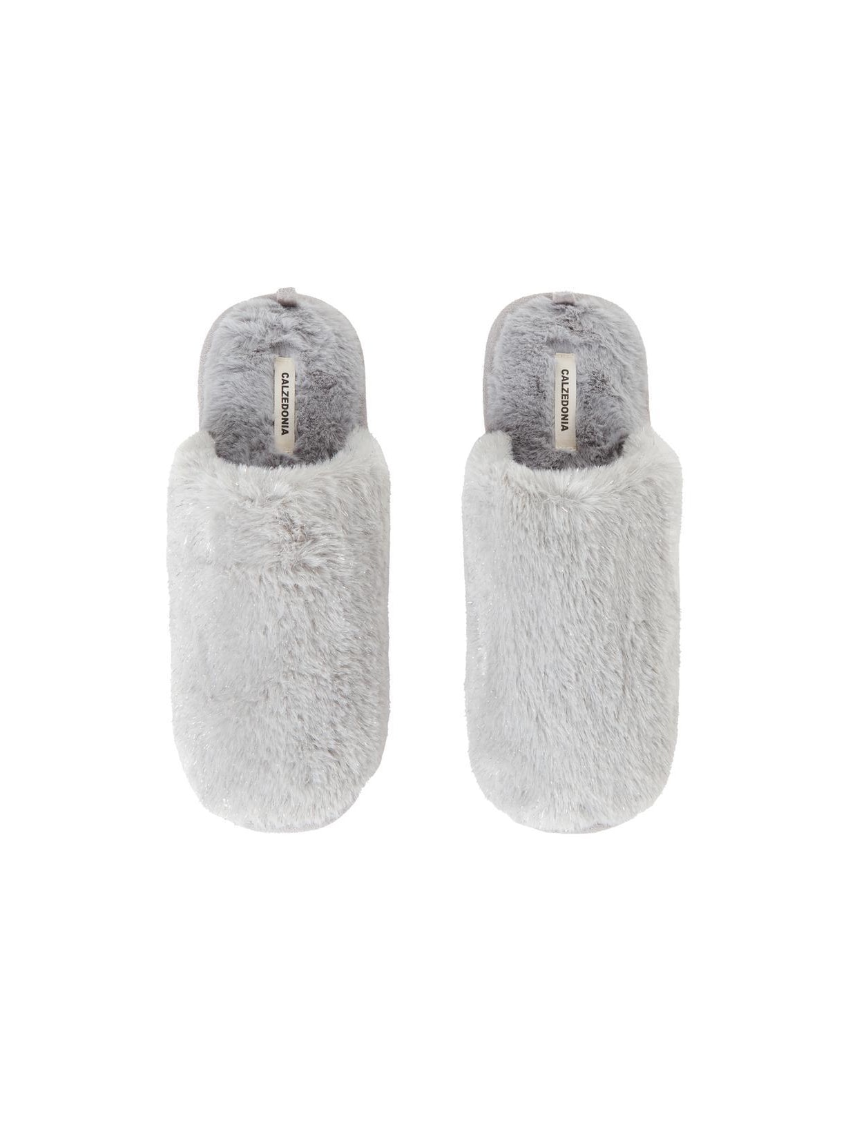 Pantufa Em Pelúcia - Cinza