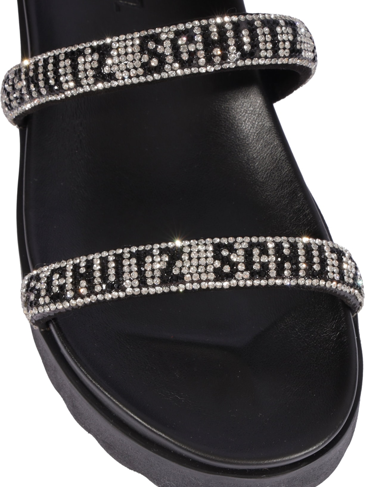 Papete Feminina Bless Brilho Preto Schutz
