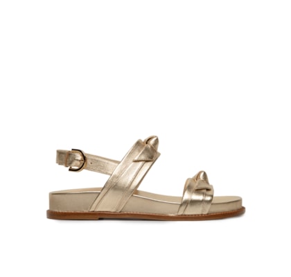 Papete Feminina Clarita Sport Sandal - Dourado