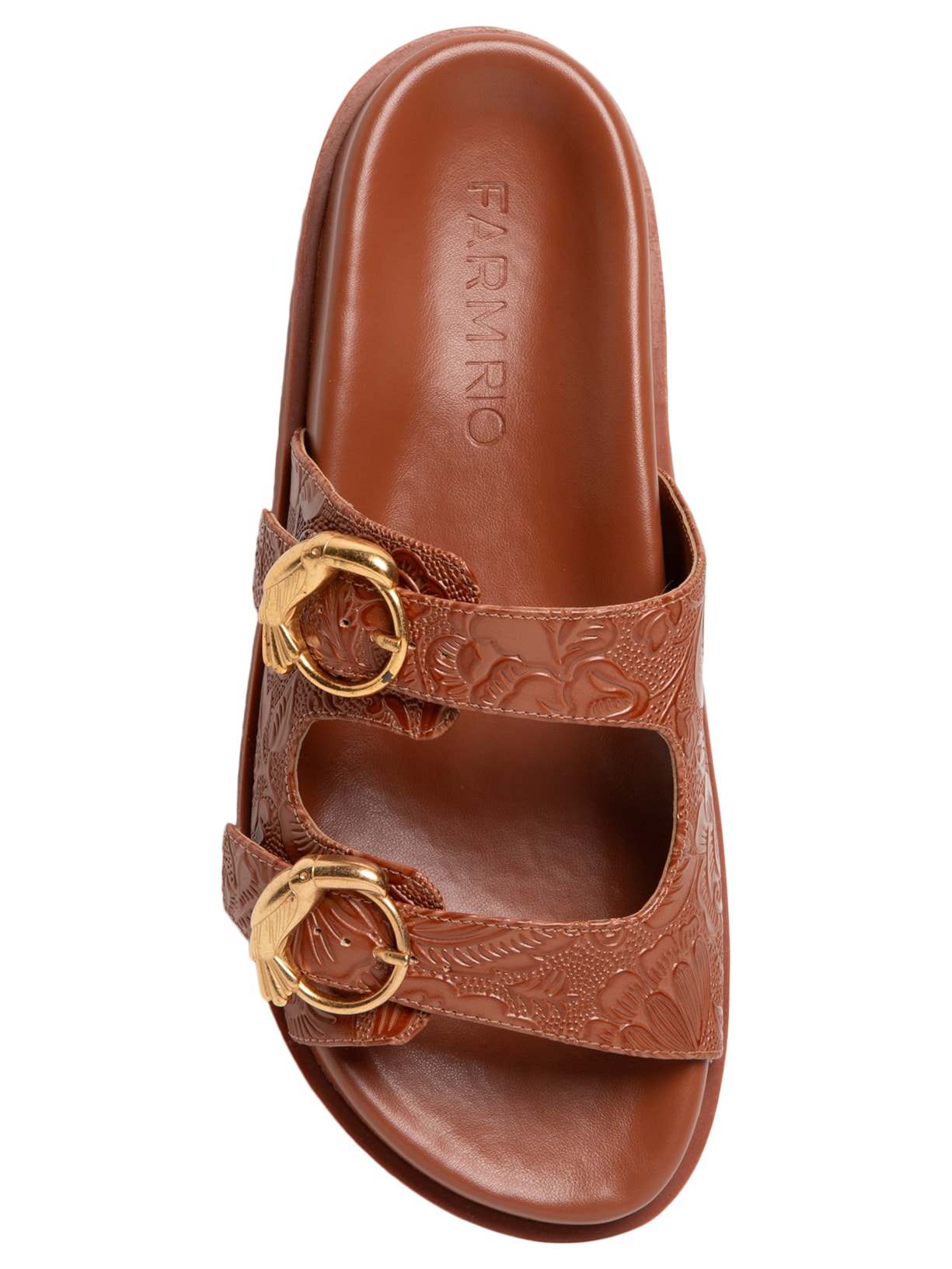 Papete Feminina Vache Marrom Farm Rio