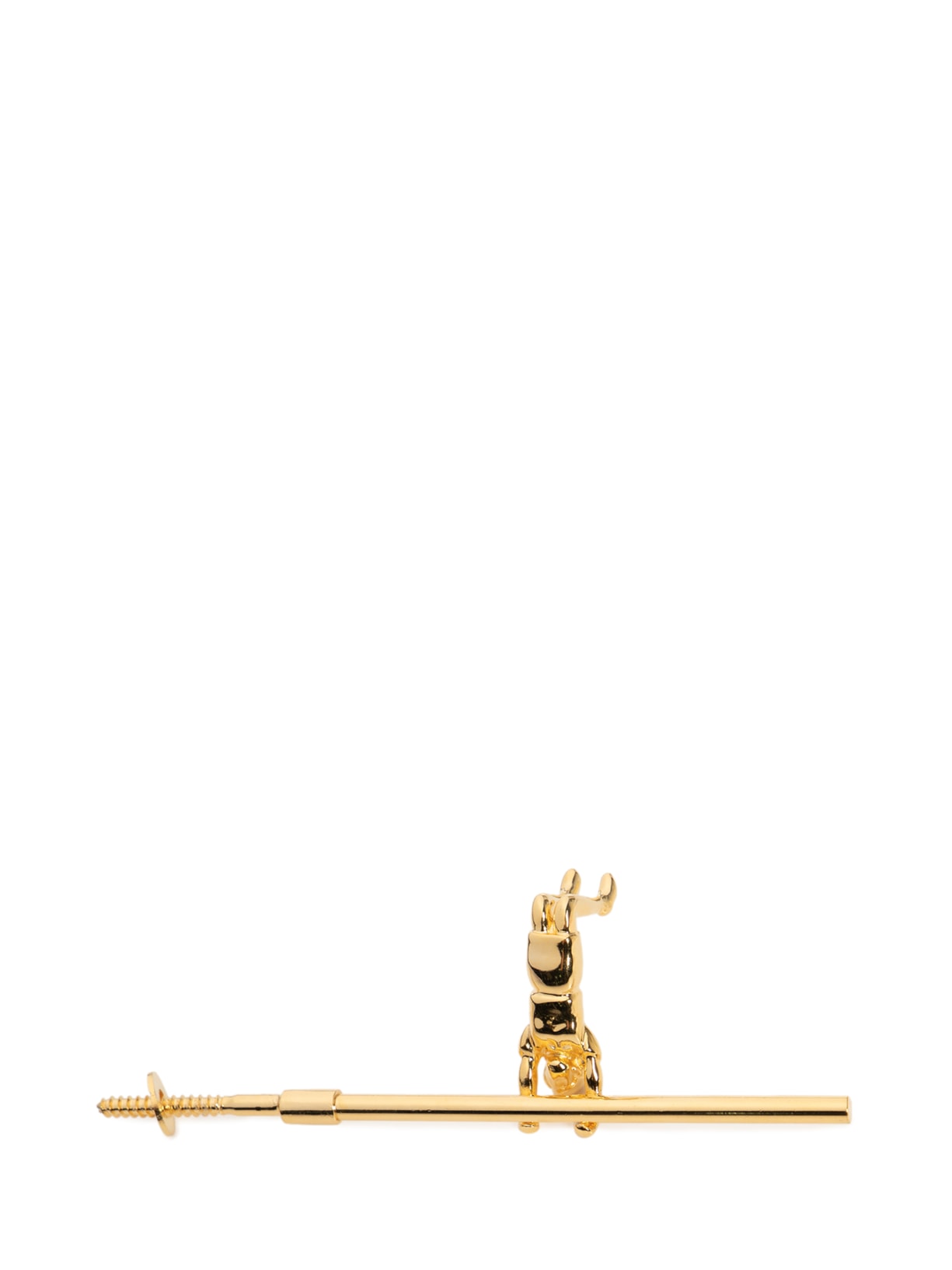 Parafuso Menina Acrobacia Em Metal 1 Peça - Ouro