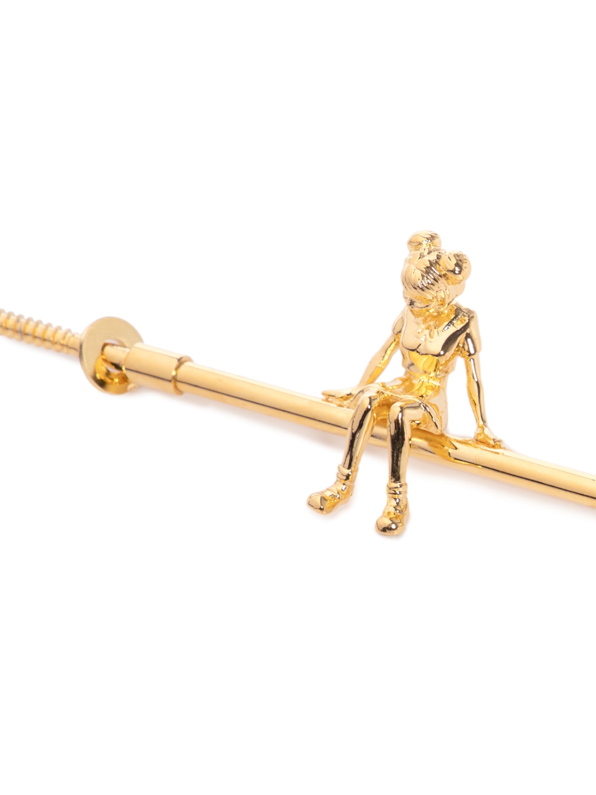Parafuso Menina Sentada Em Metal 1 Peça Ouro Nara Ota Design