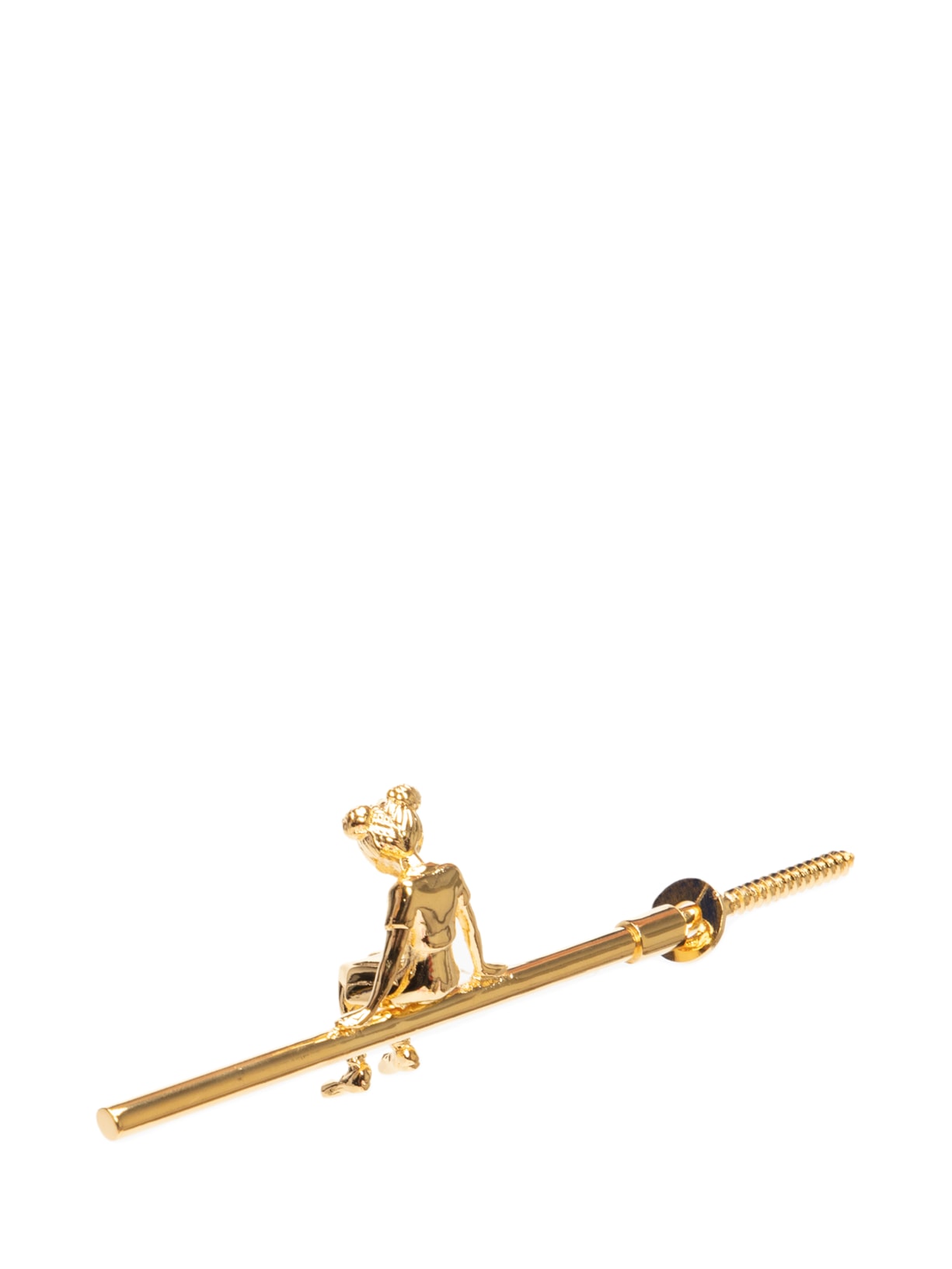 Parafuso Menina Sentada Em Metal 1 Peça Ouro Nara Ota Design