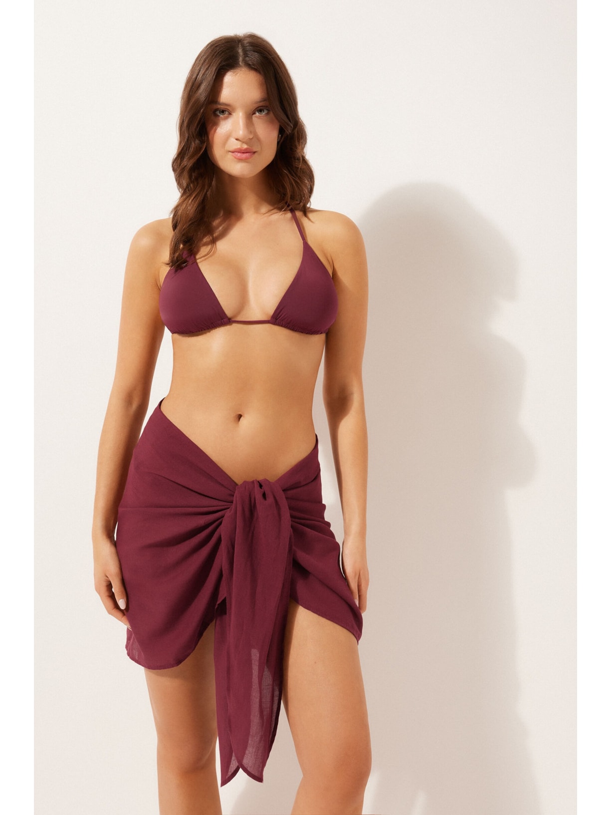 Pareô Curto Bordô Calzedonia