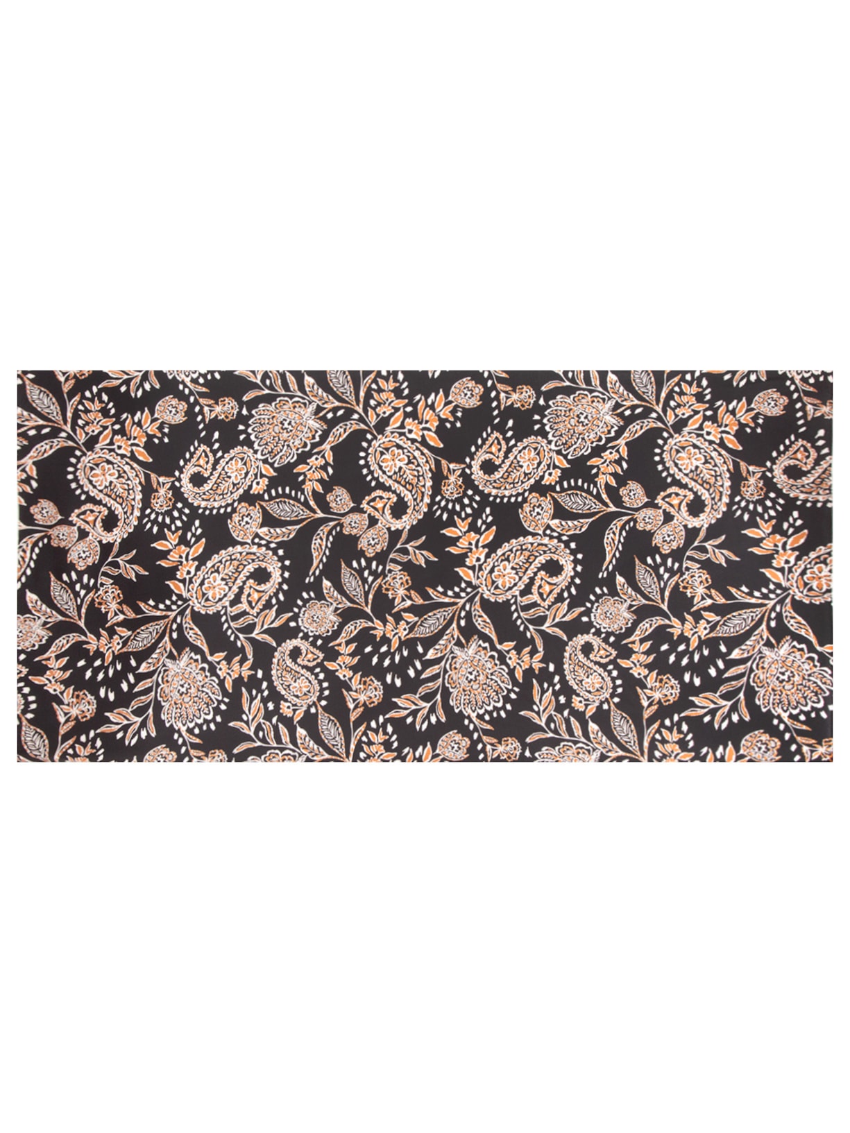 Pareô Estampado Paisley Gabi - Preto