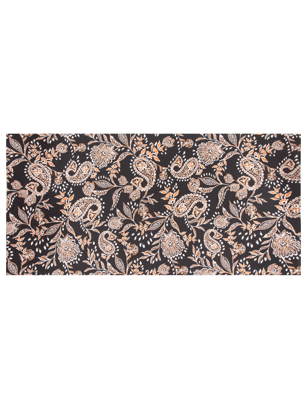 Pareô Estampado Paisley Gabi - Preto