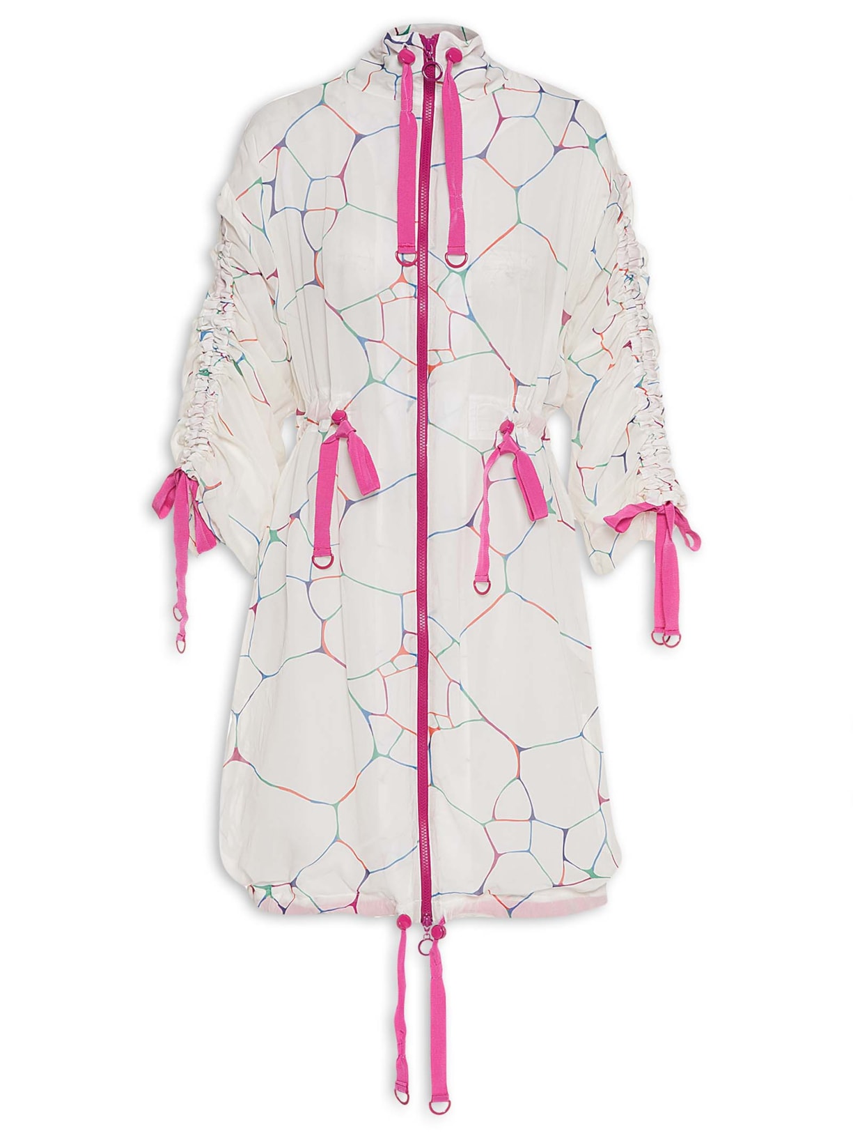 Parka Feminina Bolhas - Off White