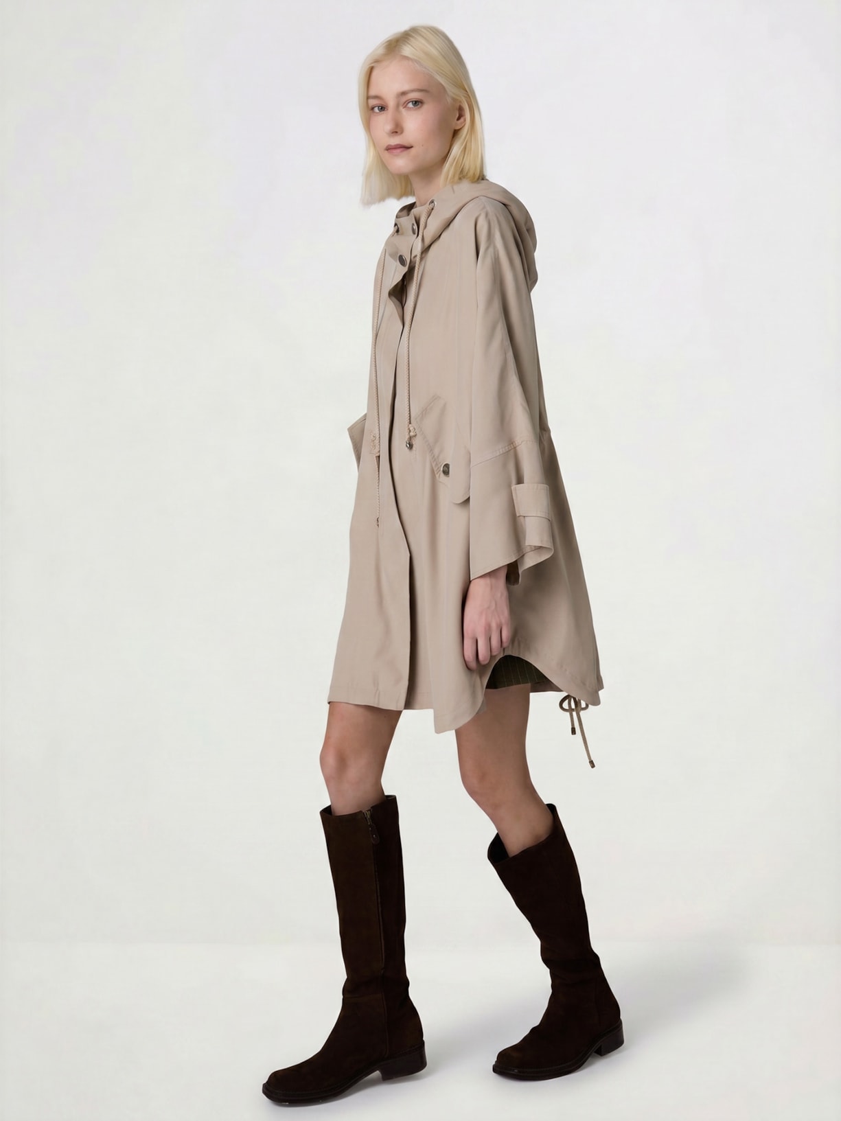 Parka Feminina Holmes I26 Bege Mixed