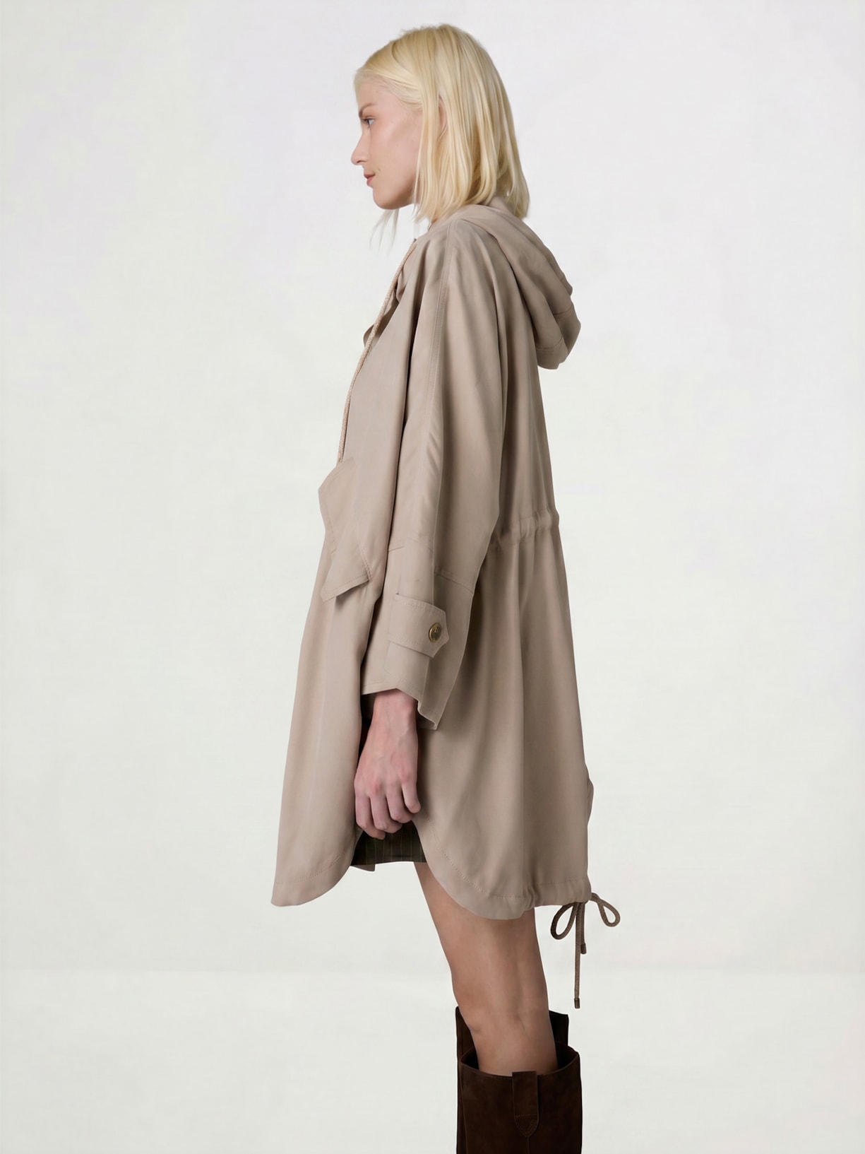Parka Feminina Holmes I26 Bege Mixed