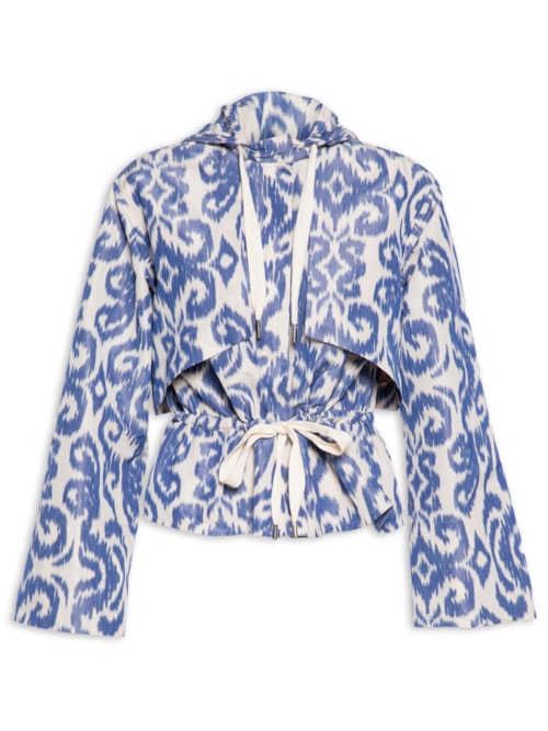 Parka Feminina Ikat Kristen - Azul