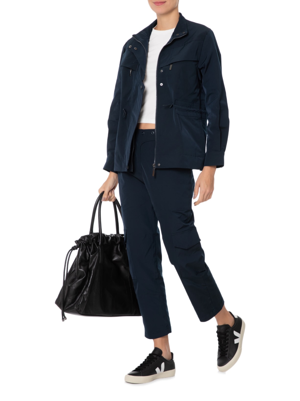 Parka Feminina Kaka Azul Le Lis