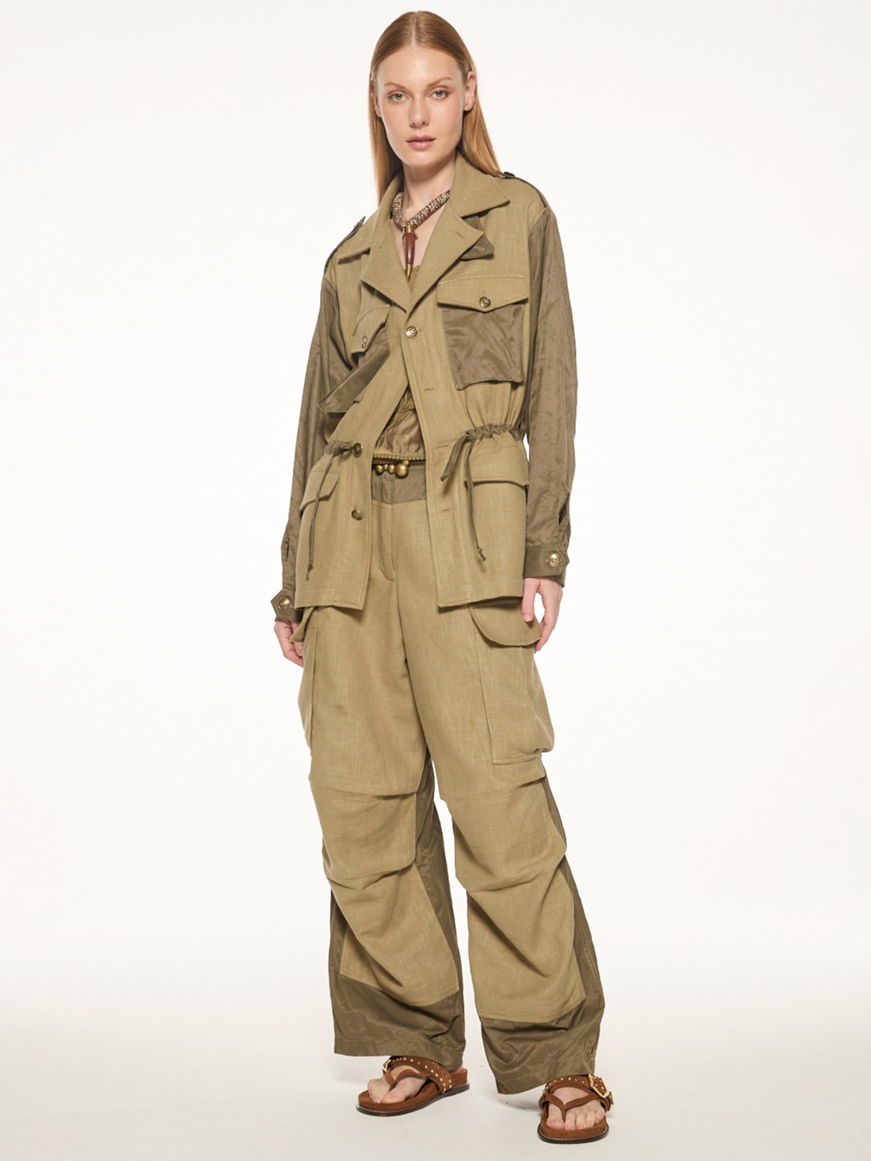 Parka Feminina Rolly V27 Verde Mixed