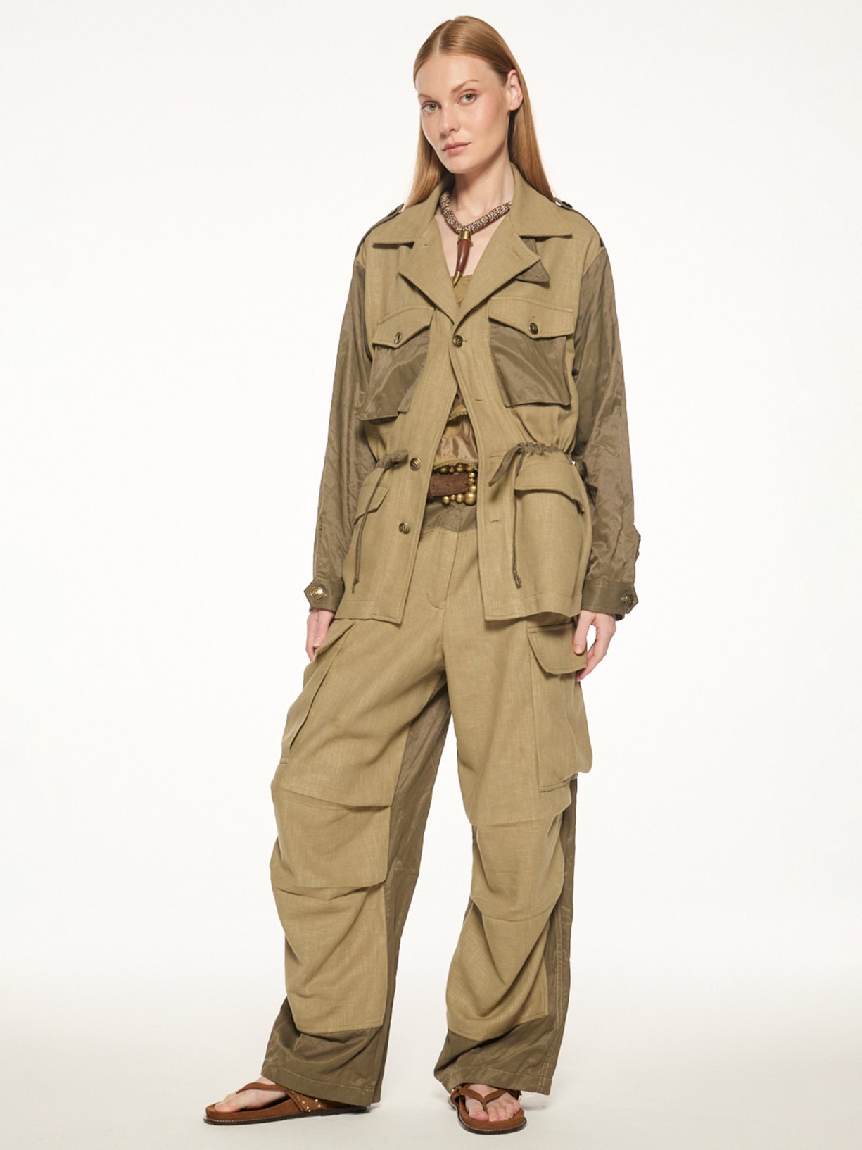 Parka Feminina Rolly V27 Verde Mixed