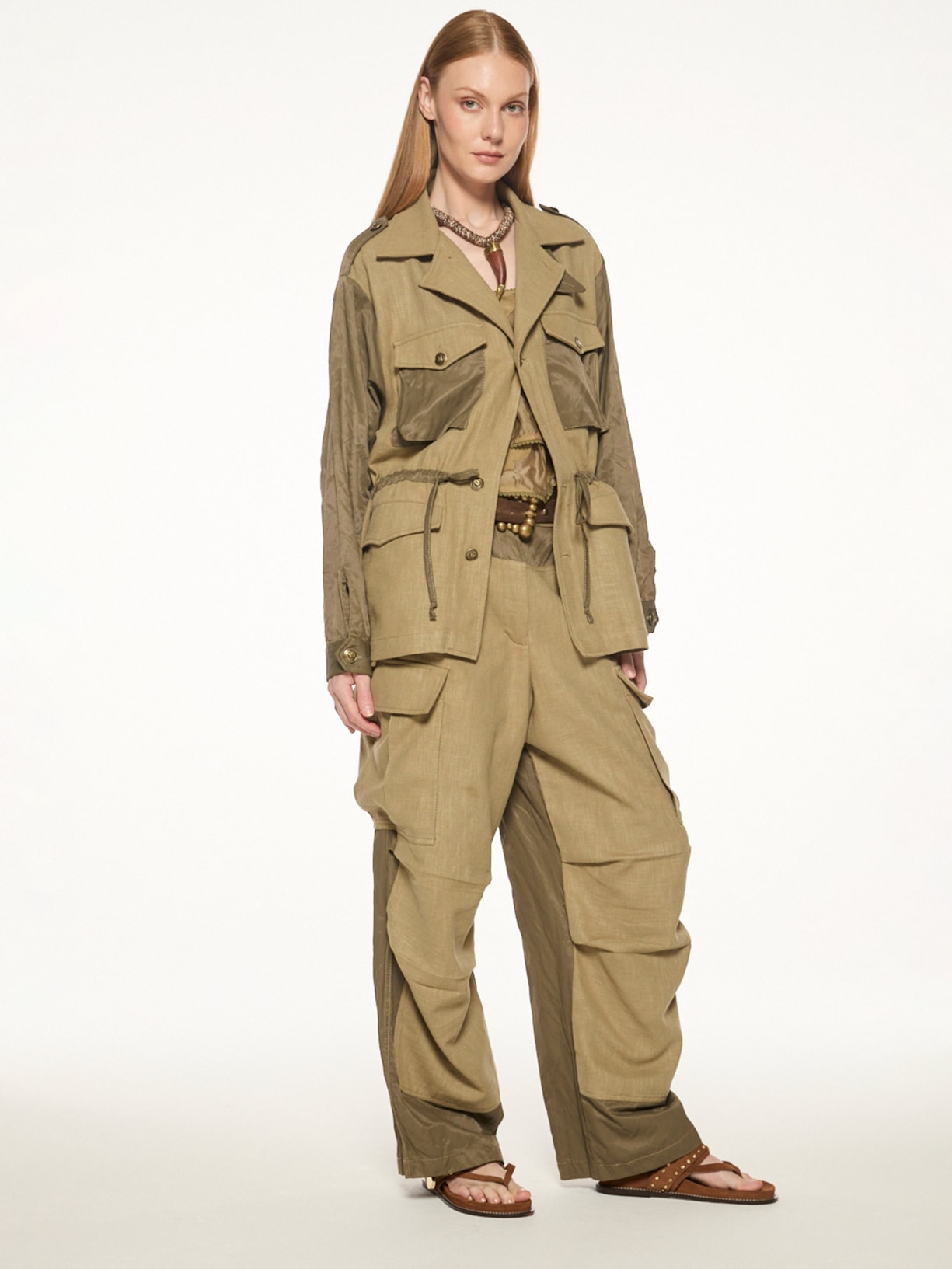 Parka Feminina Rolly V27 Verde Mixed