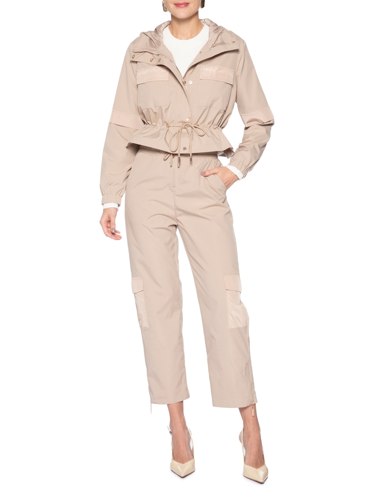 Parka Feminina Samanta Bege Le Lis