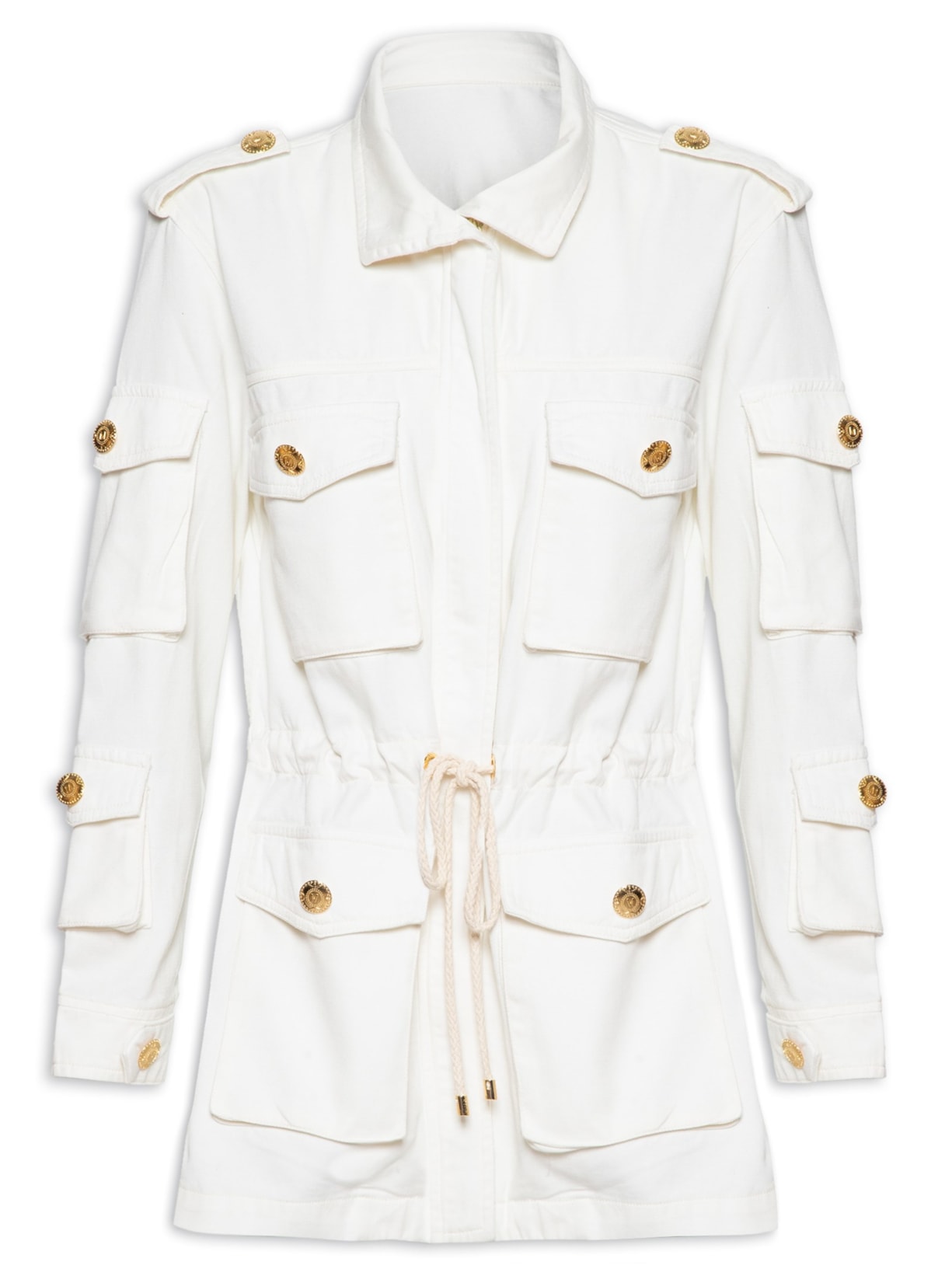 Parka Feminina Sarja Botswana - Off White