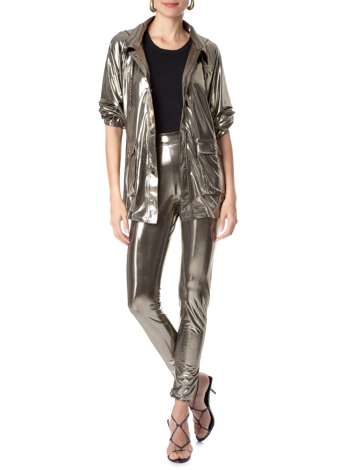 Parka Feminina Star Prata Twenty Four Seven