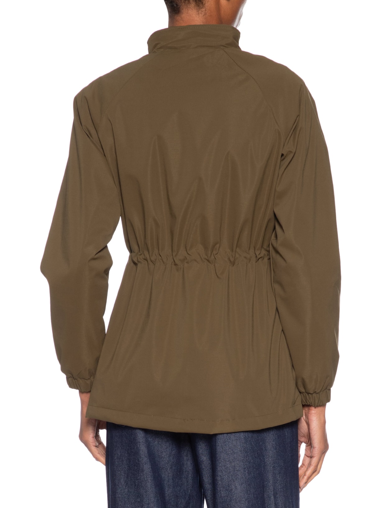 Parka Feminina Utilitária Ajustável Marrom Basiq