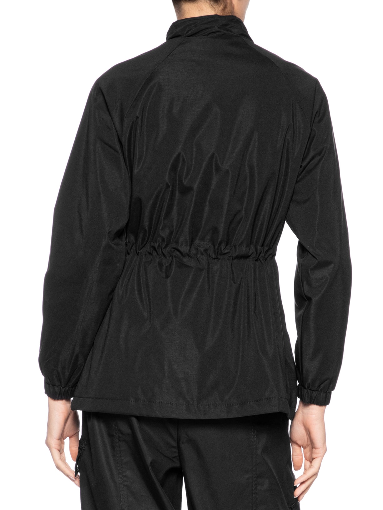 Parka Feminina Utilitária Ajustável  – Preto Basiq