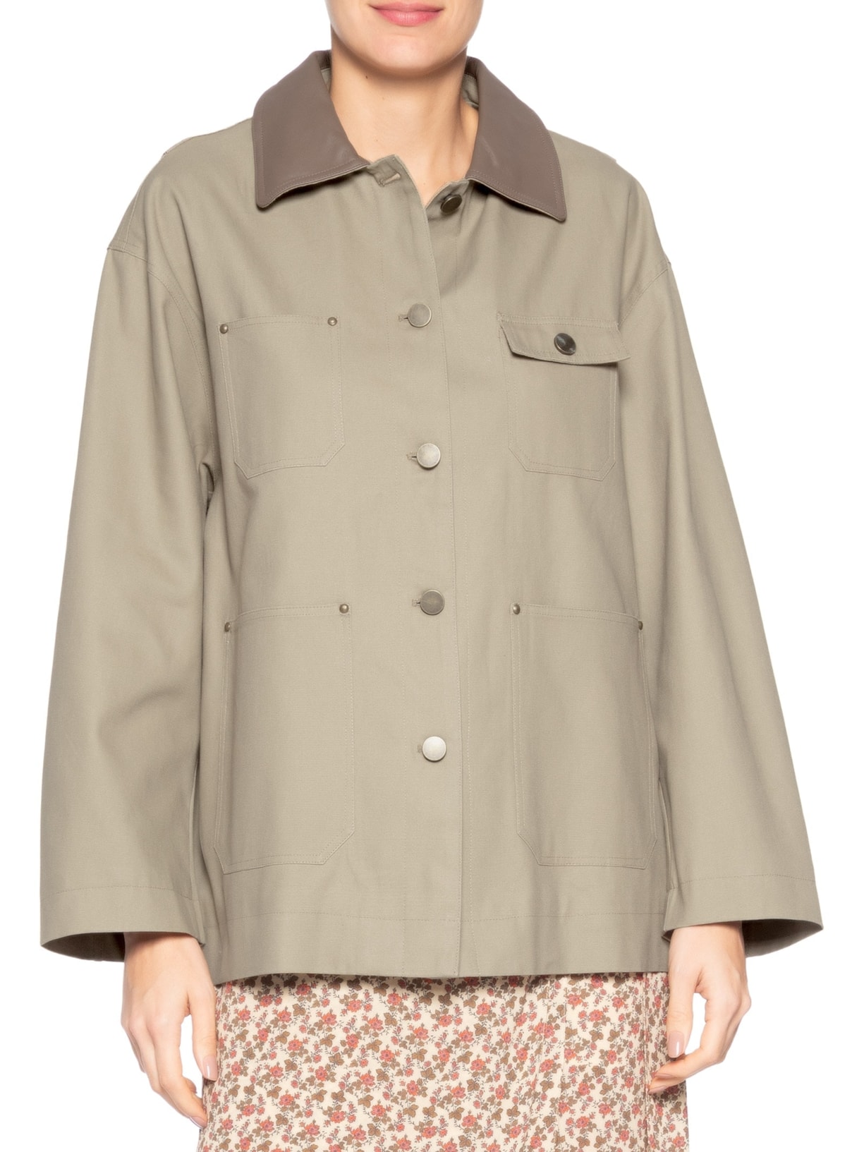 Parka Feminina Utilitária Verde Maria Filó