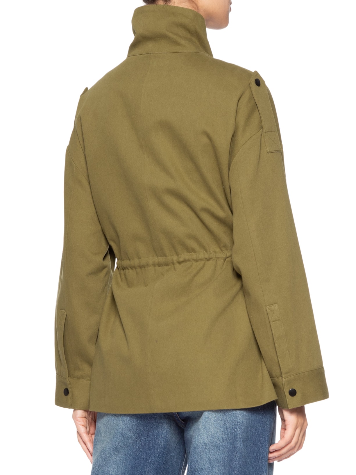 Parka Feminina Verde Animale Jeans