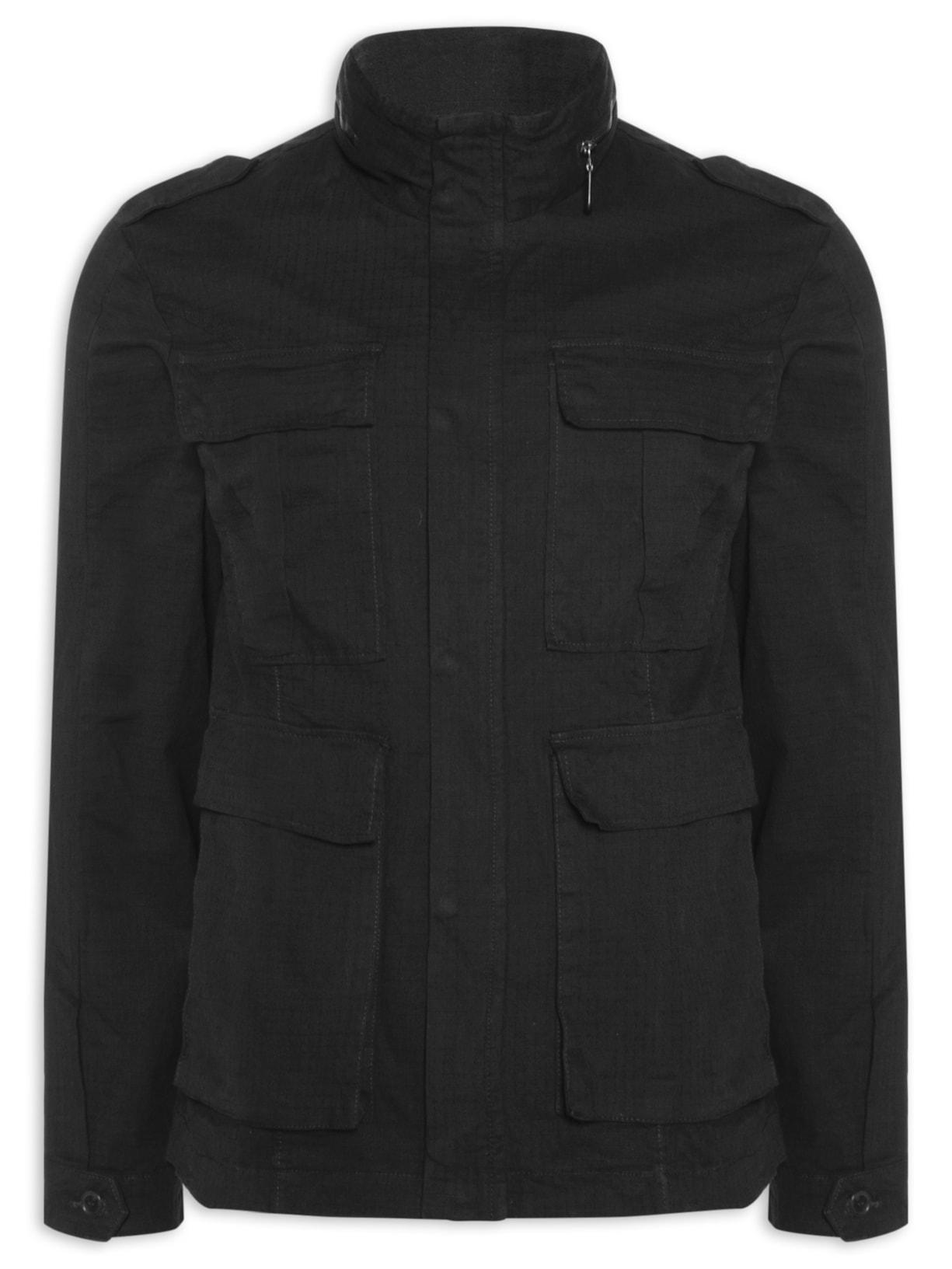 Parka Masculina Ripstop Cotton Preto Osklen