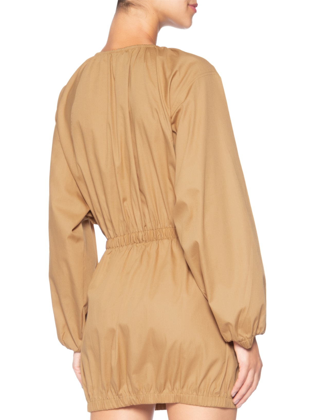 Parka Vestido Tan Bege Animale