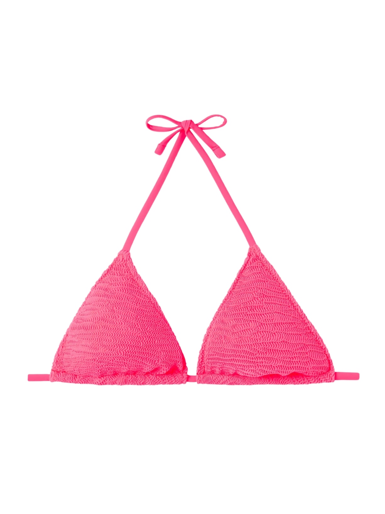 Parte De Cima Biquíni Cortininha Crinkle Waves - Rosa