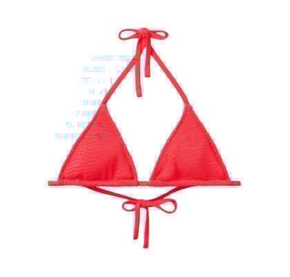 Parte De Cima Biquíni Cortininha Crinkle Waves - Rosa